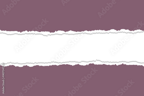 Vibrant Orange Torn Paper Edge with Transparent Background for Creative Designs