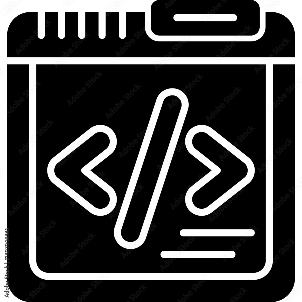 Obraz premium Code Editor Icon
