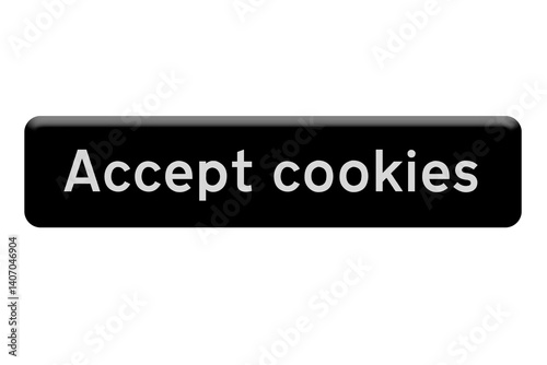 Digital composite. ..Screen icon for use on internet “Accept cookies”. cookies, cookie,