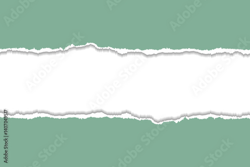 Torn Paper Edges, Ripped, Ragged, White, Design Element