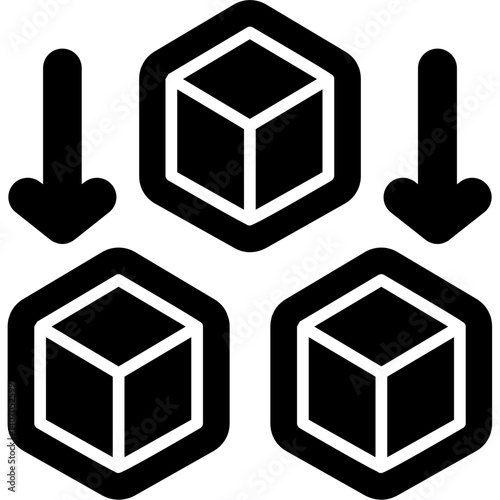 Dimensionality Reduction Icon