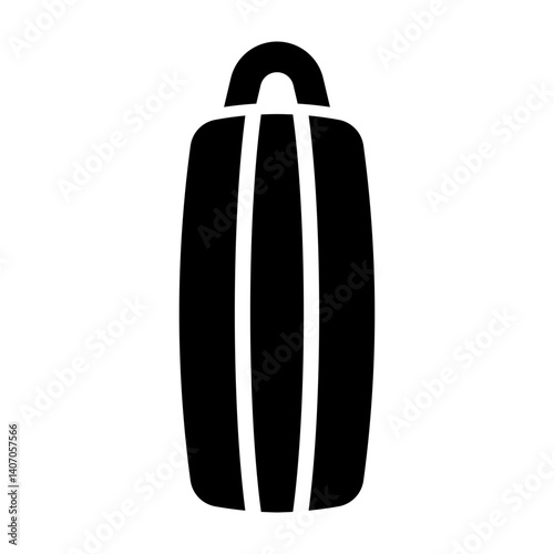 Punching Bag Vector Glyph Icon Design
