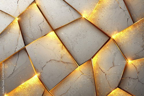 A luxurious gold background...