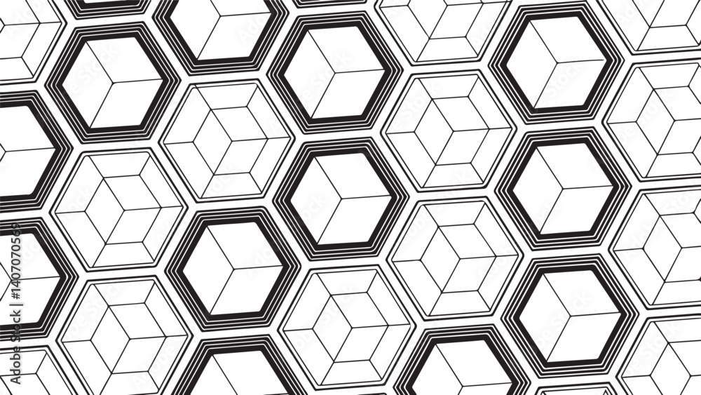 Hexagons or Hexagon Geometric Texture Pattern Vector Background Hexagons or Hexagon Geometric Texture Pattern Vector Background