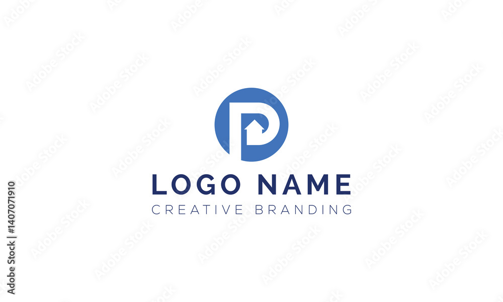 Minimalist P Logo for Branding and Identity. Minimalist P Logo for Branding and Identity.