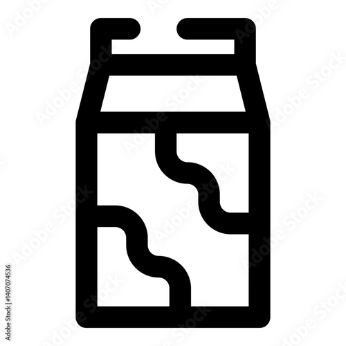 food and fruit dashed line icon