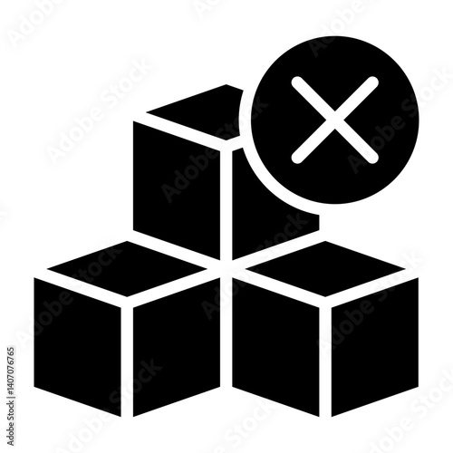 Sugar Free Vector Glyph Icon Design