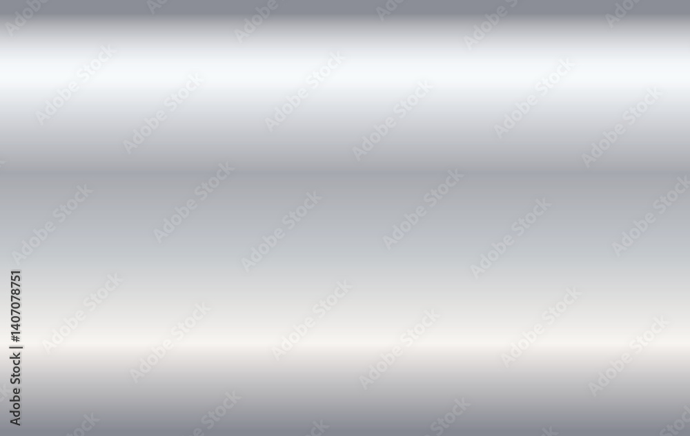 Silver metallic  vector pattern. Silver gradient pattern.  Vector silver elegant, shiny and metalic gradient collection for chrome border, frame, ribbon, label design. metal silver pattern 
