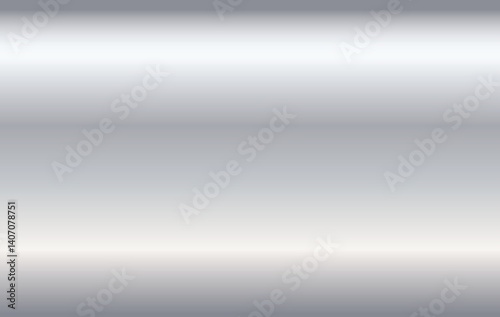 Silver metallic  vector pattern. Silver gradient pattern.  Vector silver elegant, shiny and metalic gradient collection for chrome border, frame, ribbon, label design. metal silver pattern 