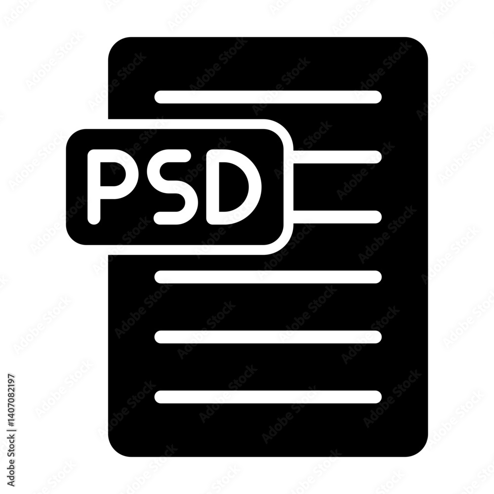 Psd File Vector Glyph Icon Design