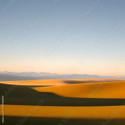 blue sky and desert background