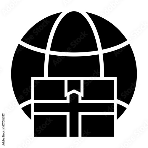 Worldwide Vector Glyph Icon Design