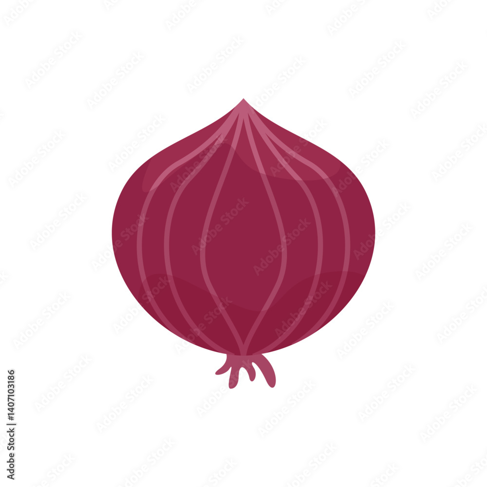 red onion illustration design