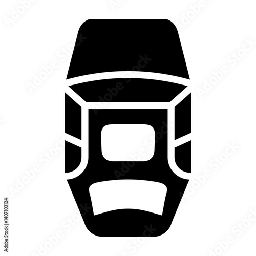 Sunroof Vector Glyph Icon Design