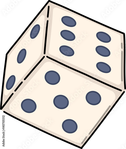 White Cube Dice
