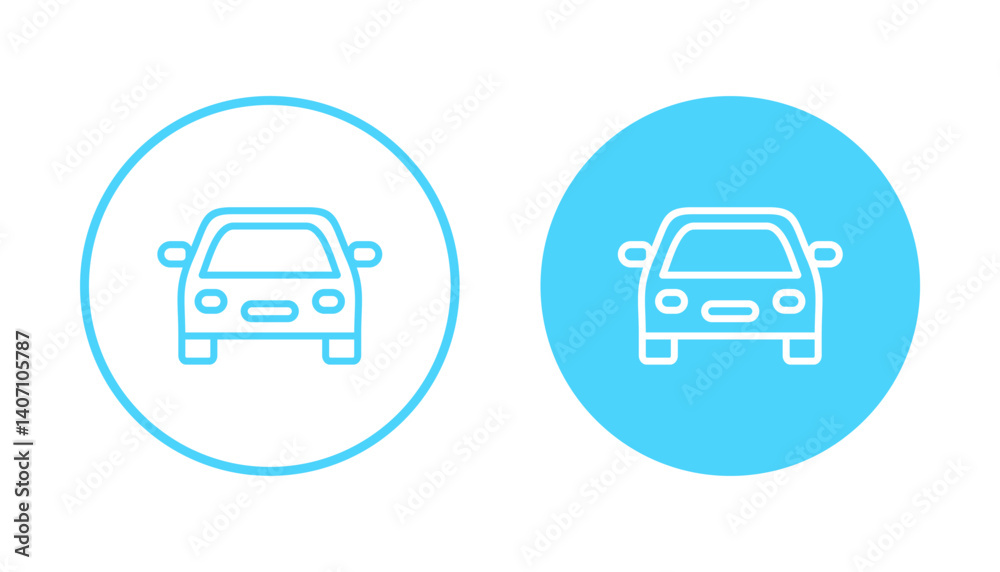 Car icon vector. car sign and symbol. small sedan Car icon vector. car sign and symbol. small sedan