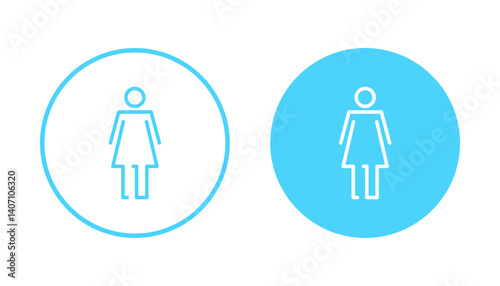 Female icon vector. woman sign and symbol