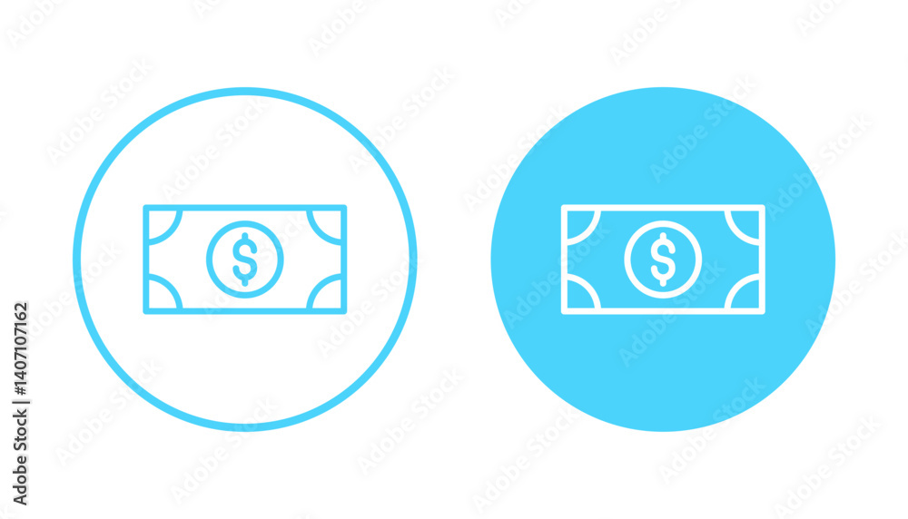 Fototapeta premium Money icon vector. Money sign and symbol