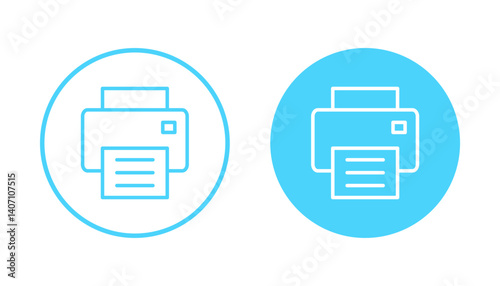 Print icon vector. printer sign and symbol