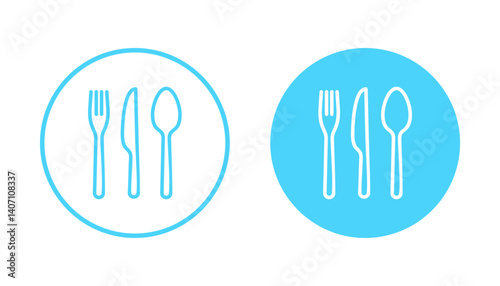 spoon and fork icon vector. spoon, fork and knife icon vector. restaurant sign and symbol