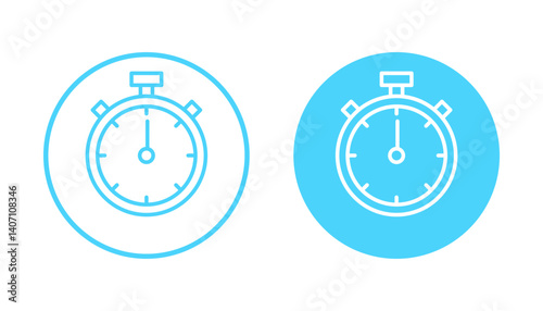 Free Download Stopwatch icon vector. Timer sign and symbol. Countdown icon. Period of time - GFXLoad