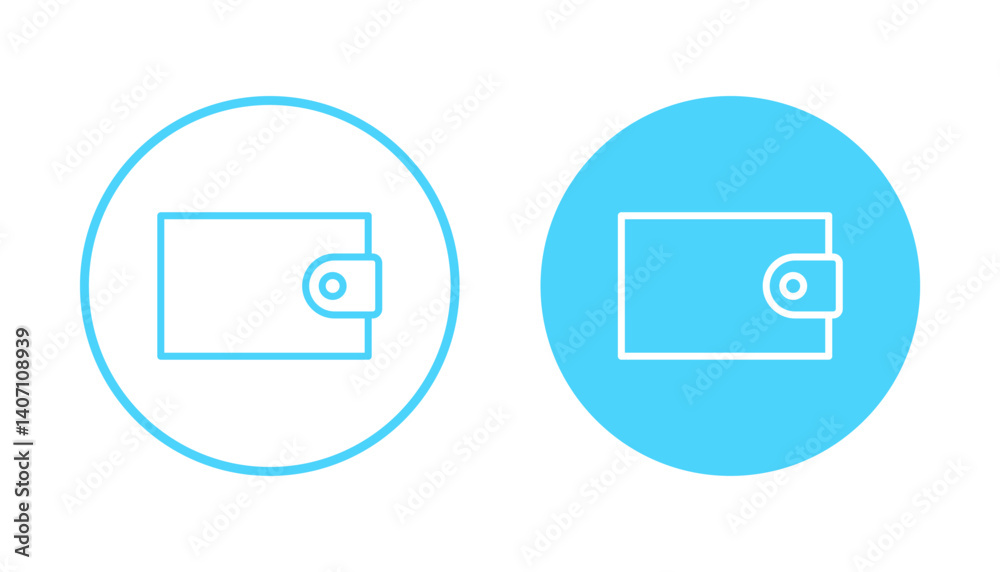 Wallet icon vector. wallet sign and symbol Wallet icon vector. wallet sign and symbol