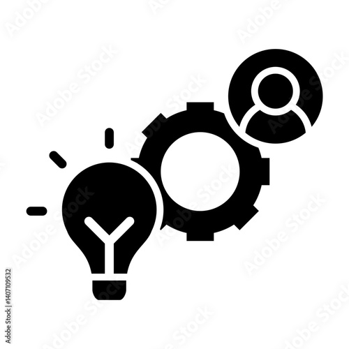 Synthesis  Vector Glyph Icon Design