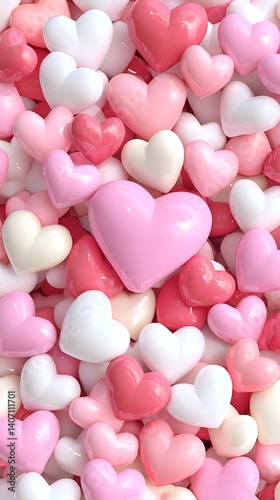 Hearts Background Design