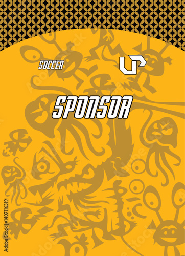 sport sublimation jersey pattern vector