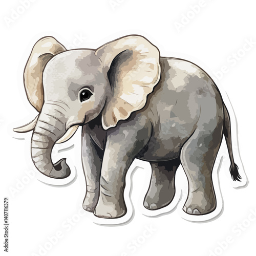 elephant, animal, vector, transparent background