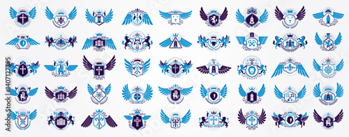 Classic style emblems big s...