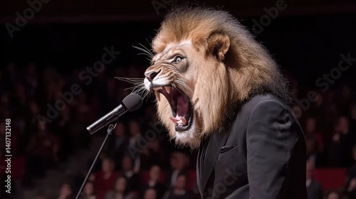 Lion in Suit
