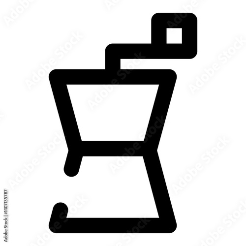 kitchen dashed line icon