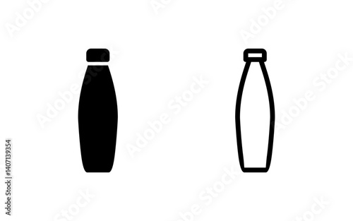 Bottle icon vector illustration. bottle sign and symbol