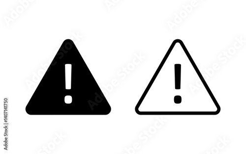 Danger icon vector illustration. attention sign and symbol. Hazard warning attention sign