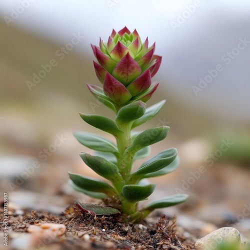 Rare plant trampled by hikers, biodiversity carelessness