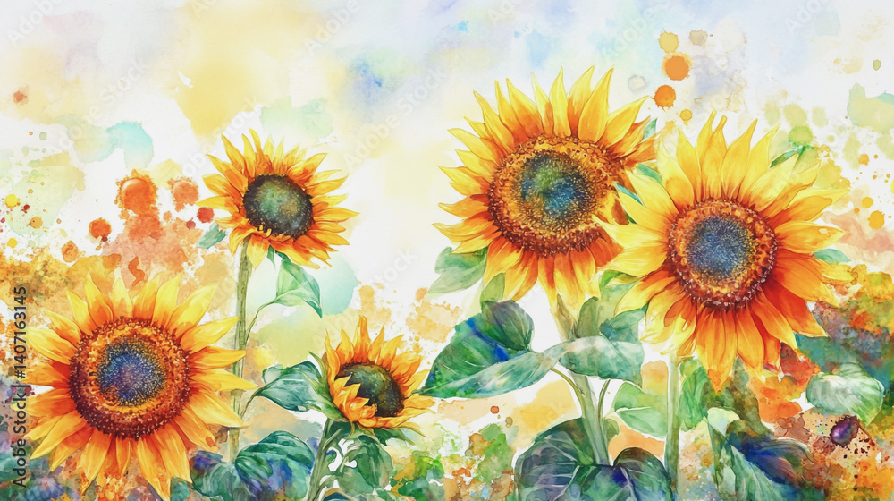 Obraz premium Elegant wedding invitation card background . Minimal hand painted watercolor botanical flowers texture template background. Design for wedding, vip cover, poster, rsvp moderncard.Valentine's Day