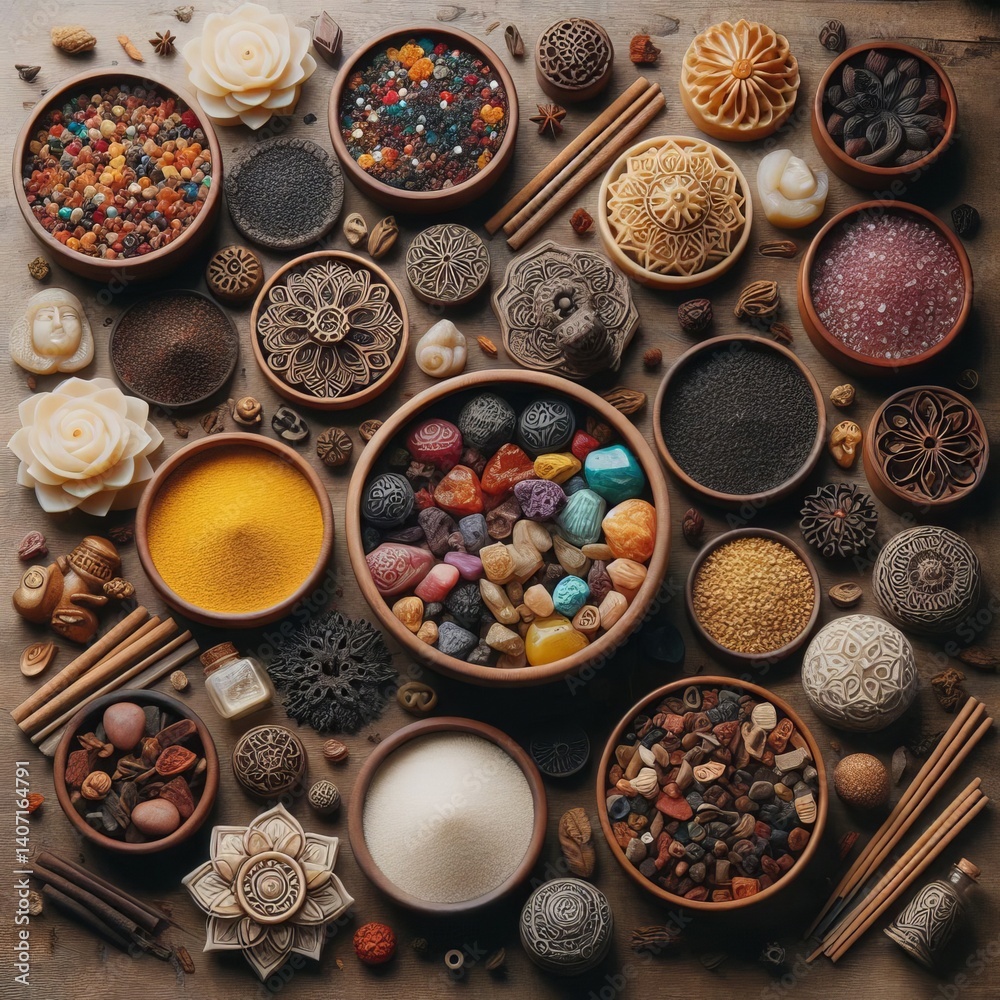 Fototapeta premium Resin Incense of various resins