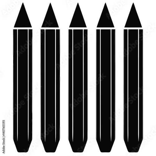 A vibrant set of colorful pencils including black, white, and various shades in a wooden design for art and drawing