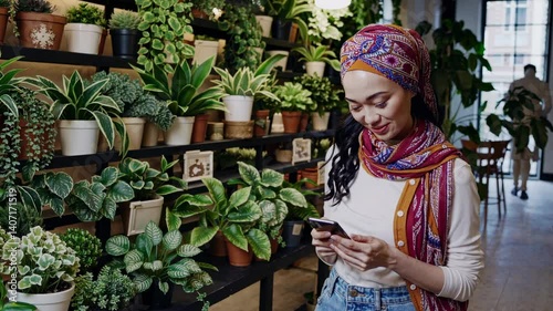 The Woman with Indoor Plants