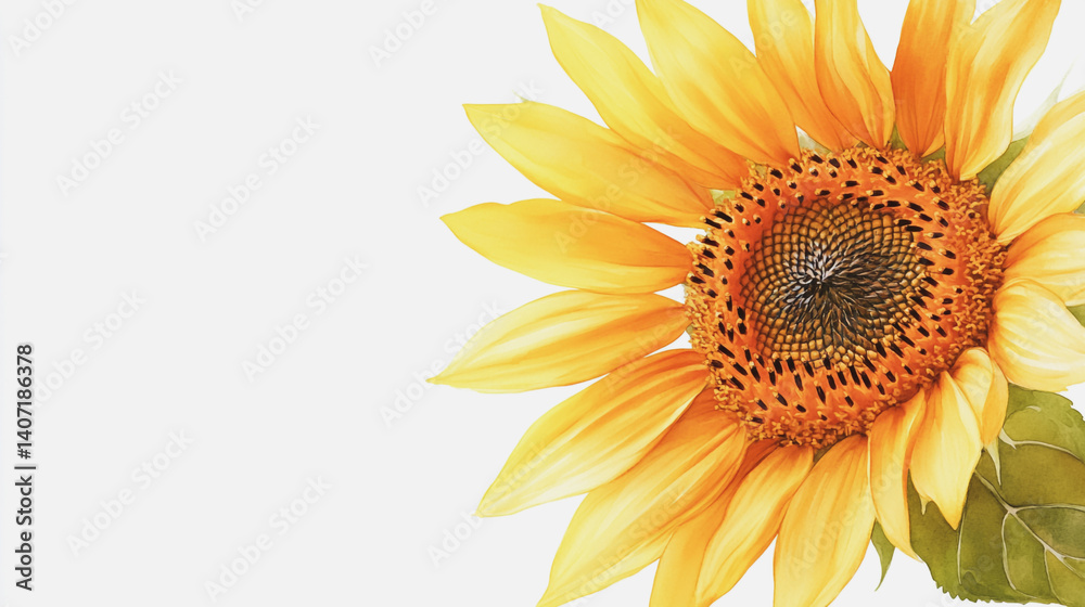 Fototapeta premium Elegant wedding invitation card background . Minimal hand painted watercolor botanical flowers texture template background. Design for wedding, vip cover, poster, rsvp moderncard.Valentine's Day