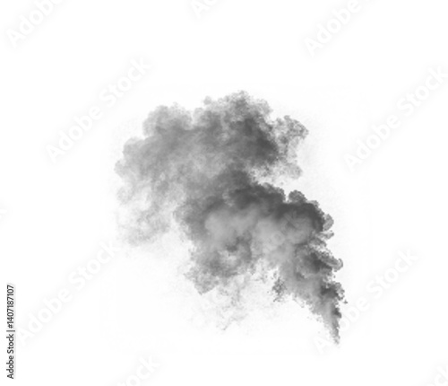 Black smoke and fire effect with burning heat and dark destruction. Abstract disaster background with fog, flames, and pollution. PNG ideal for dramatic, emergency, or environmental themes.