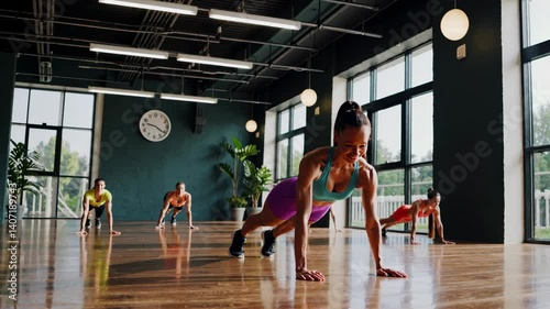 The Fitness Class in Action