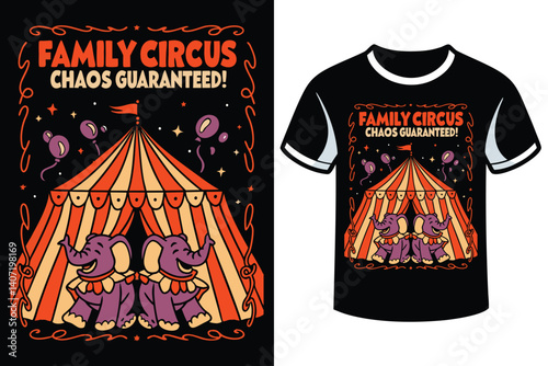 T-shirt with a playful twist for family gatherings