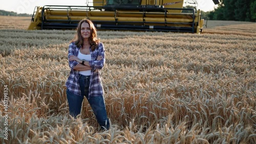 The Woman in Wheat Field