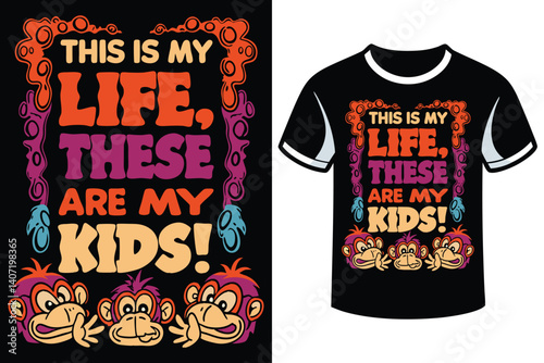 T-shirt with a playful twist for family gatherings