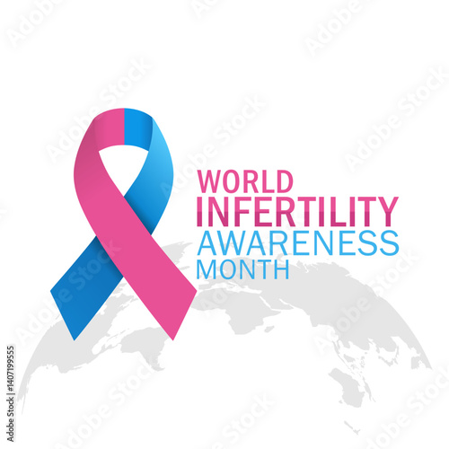 Vector graphic of World Infertility Awareness Month for World Infertility Awareness Month celebration.