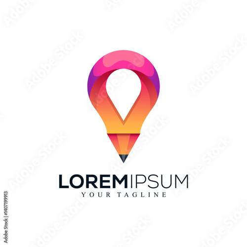 Free Download Abstract pencil logo design - GFXLoad