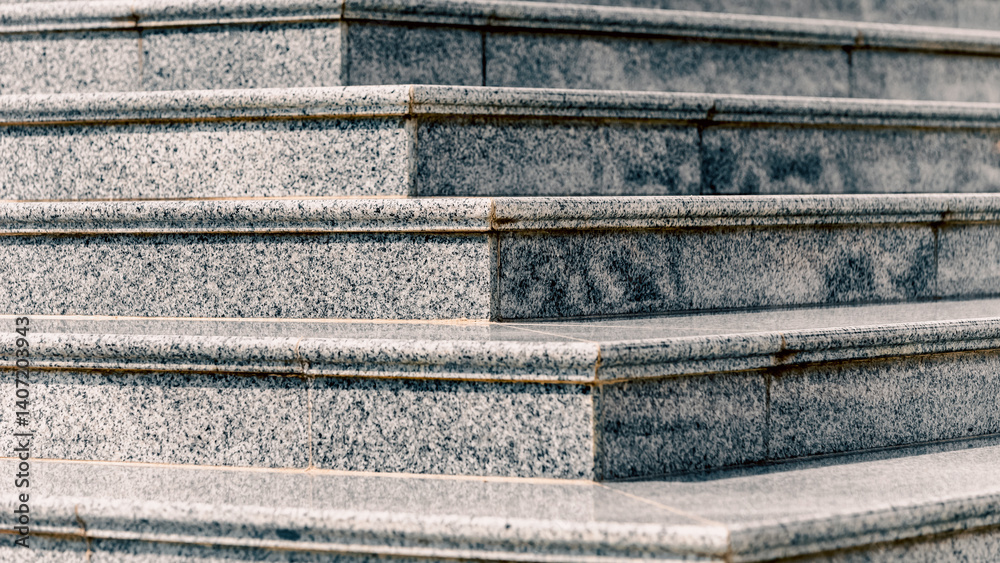 steps of an empty stone granite staircase close up steps of an empty stone granite staircase close up