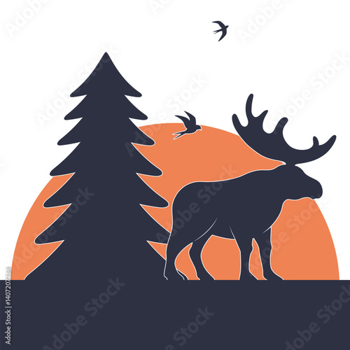 moose silhouette